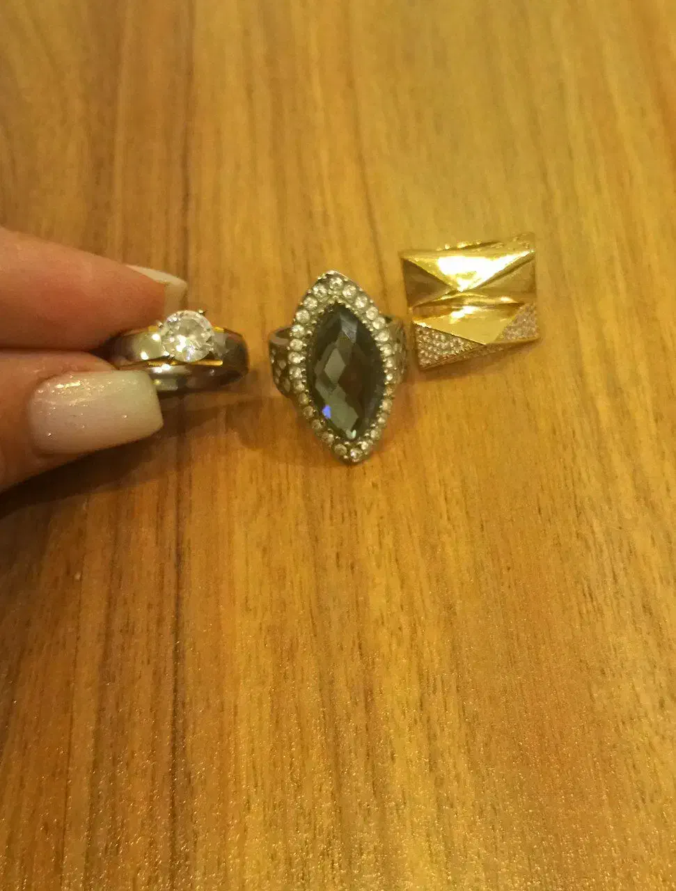 بدلیجات رنگ ثابت انگشتر ونیم ست|بدلیجات|اردبیل, |دیوار