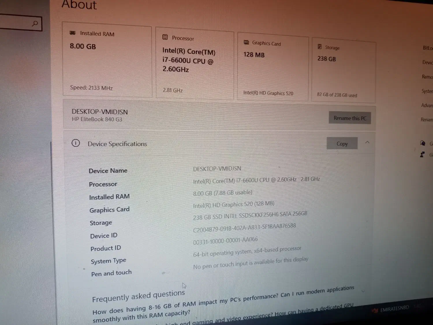لپتاب hp|رایانه همراه|زنجان, |دیوار