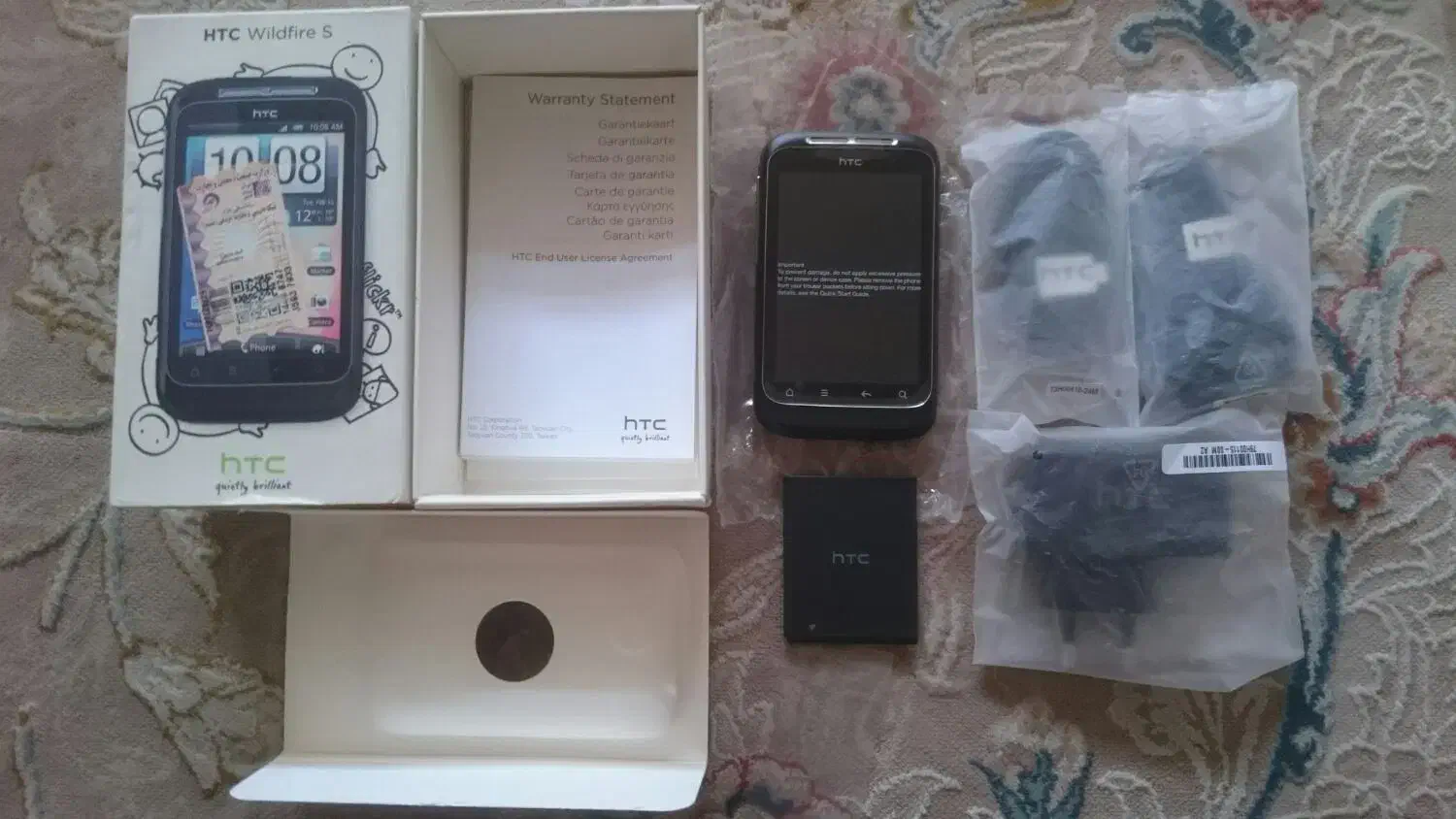 گوشی htc wildfire s آکبند آکبند|موبایل|شاهین‌شهر, عطار|دیوار