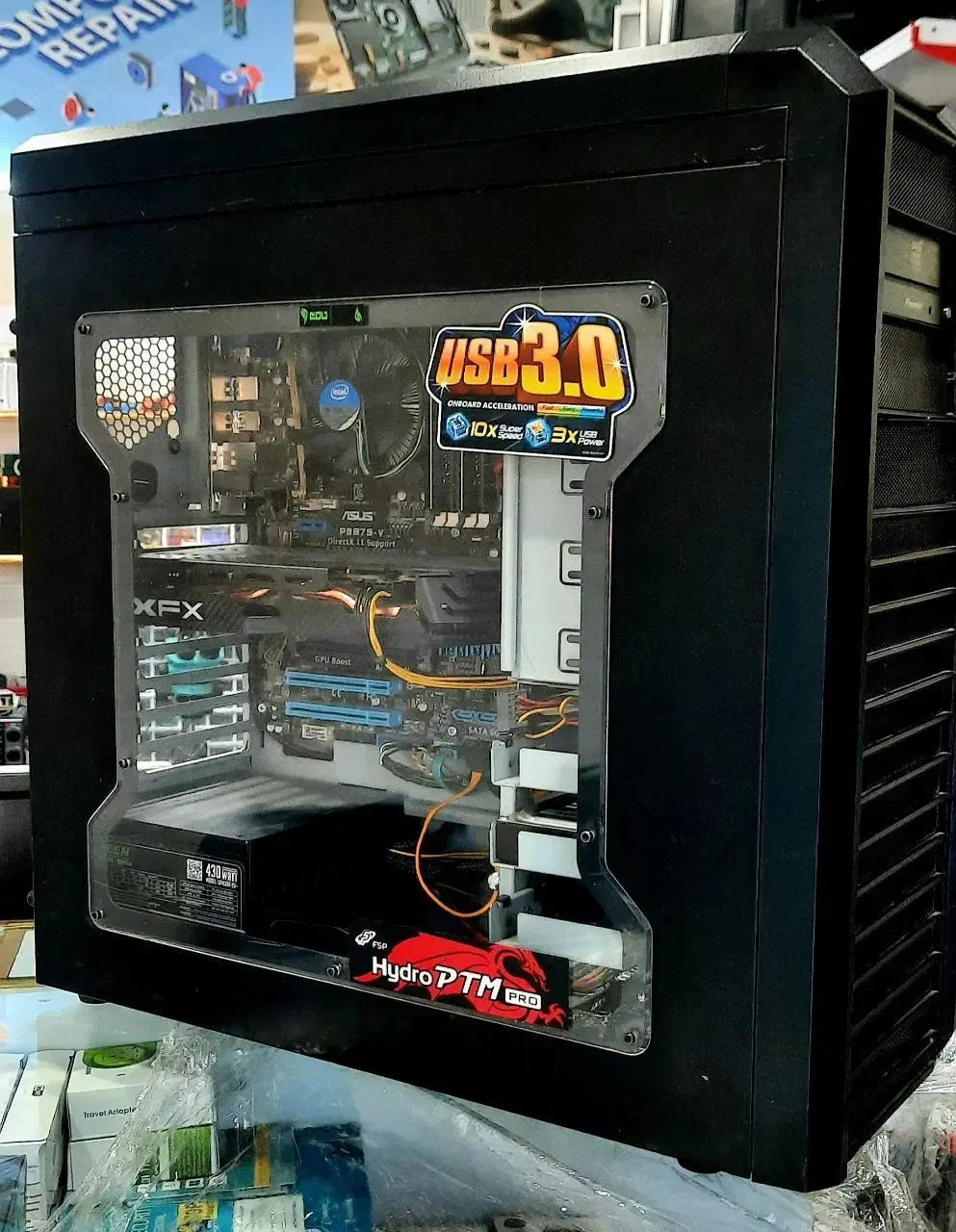 کیس کامپیوتر گیمینگ green|رایانه رومیزی|قیدار, |دیوار