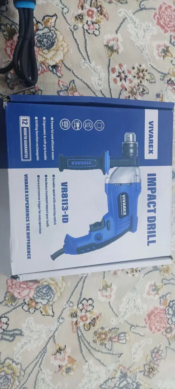 دریل چکشی نیم تنه فلزی ۱۳ میلیمتری ویوارکس|ماشینآلات صنعتی|بندرعباس, |دیوار