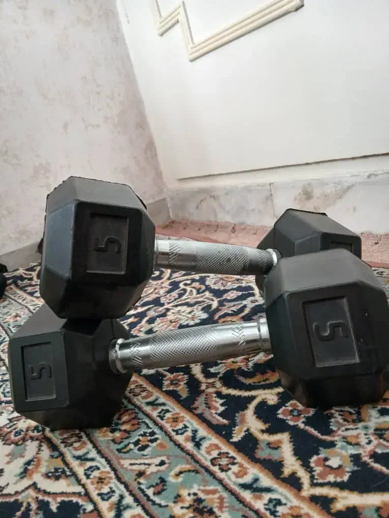 دمبل 5 کیلویی|تجهیزات ورزشی|تهران, سردارجنگل|دیوار