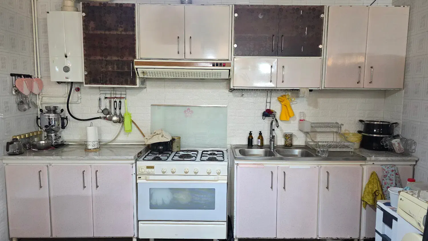 کابینت فلزی|آب‌چکان و نظم‌دهنده ظروف|بروجرد, |دیوار