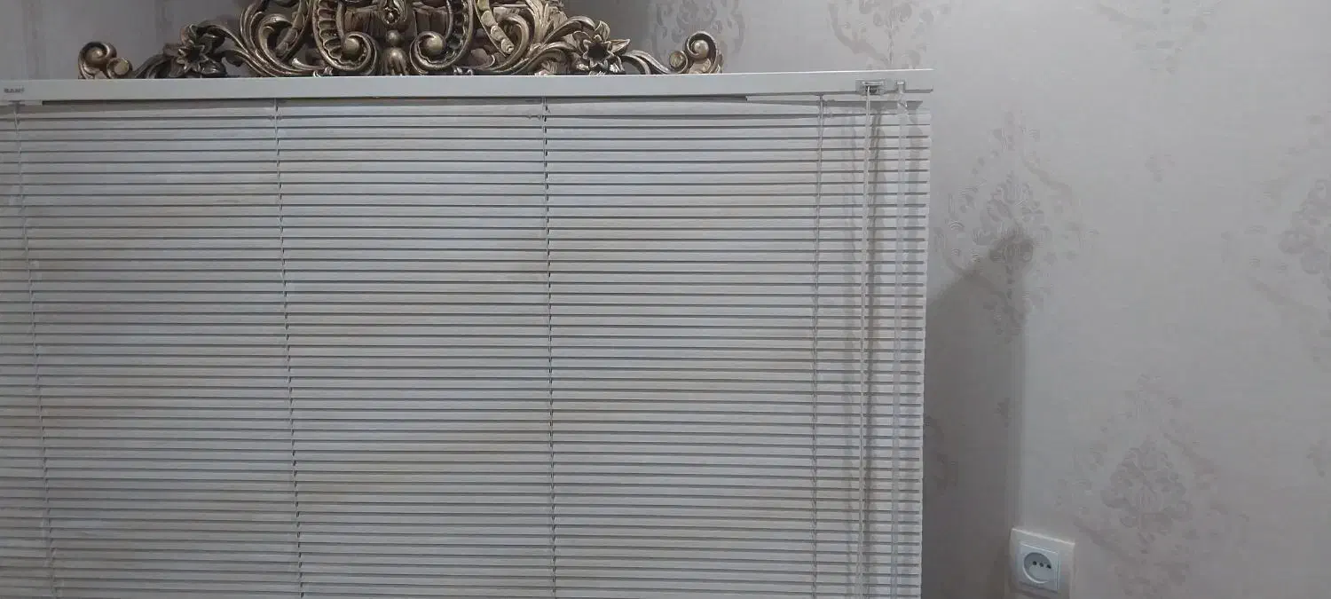 پرده کرکره افقی فلزی (آلومینیومی) اندازه های مختلف|پرده، رانر، رومیزی|شیراز, گل سرخ|دیوار