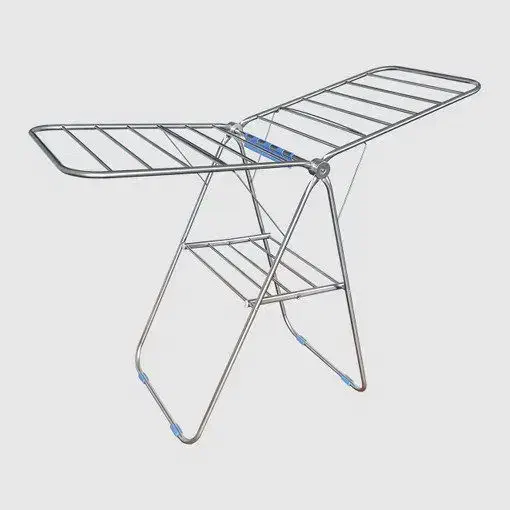 بندرخت لباس 12شاخه استیل براق بند رخت آپارتمانی|بندرخت و رخت‌آویز|یزد, |دیوار