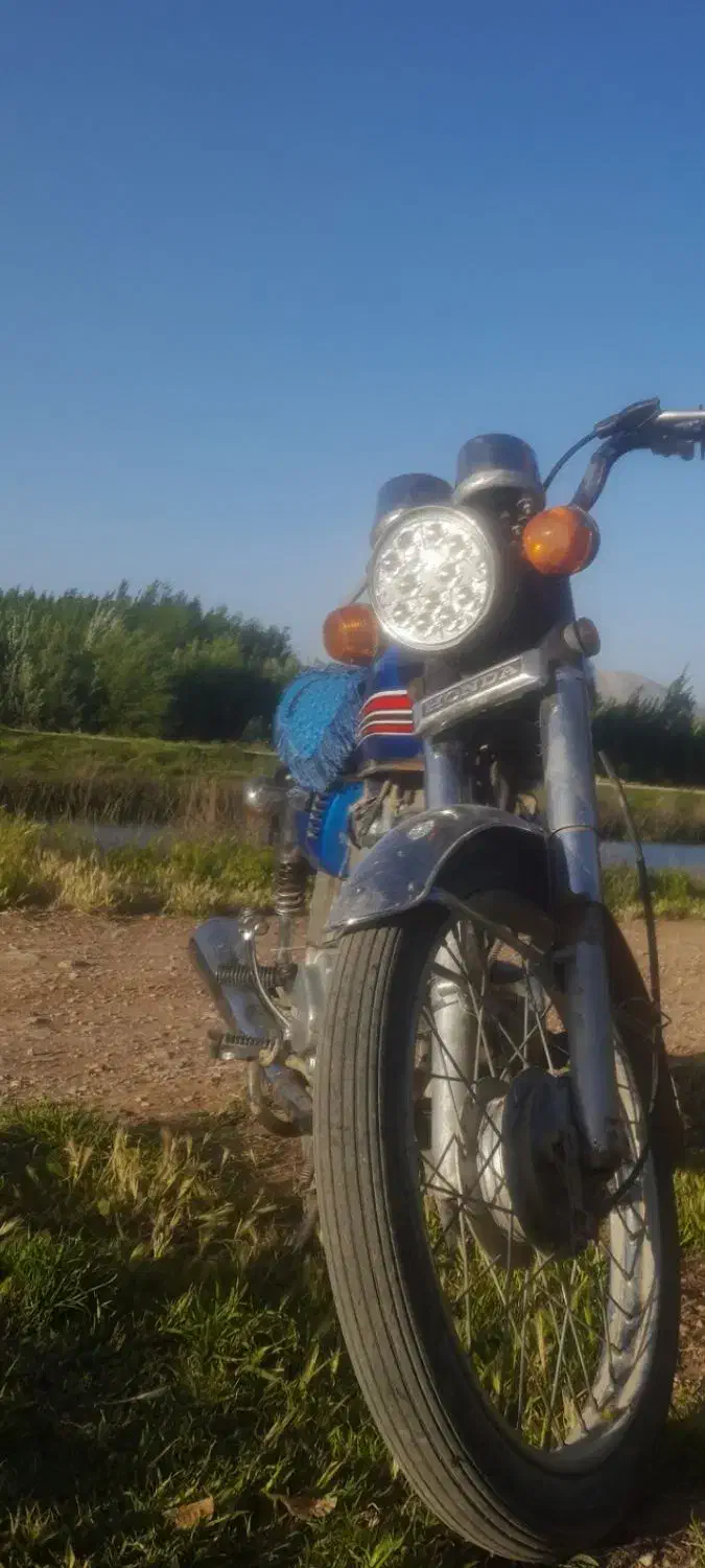 متور ۱۲۵ روزگاری مزایده ۹۲چرغ گرد|موتورسیکلت|فارسان, |دیوار