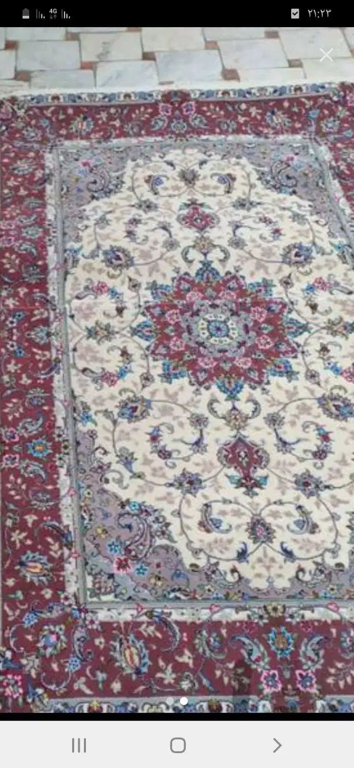 قالی دست باف جفت|فرش|کاشان, فاز ۲ ناجی آباد|دیوار