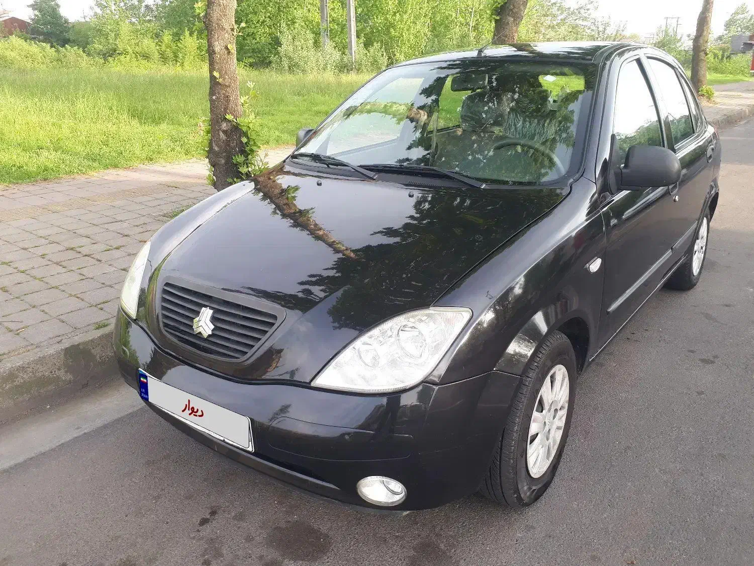 تیبا 2 مشکی مدل 96 به شدت فنی سالم|خودرو سواری و وانت|رشت, پل تالشان|دیوار