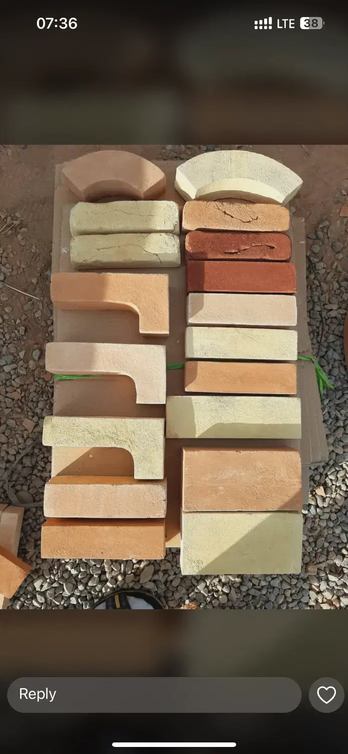 پخش انواع آجر نما و نسوز ساختمانی|مصالح و تجهیزات ساختمان|رویان, |دیوار