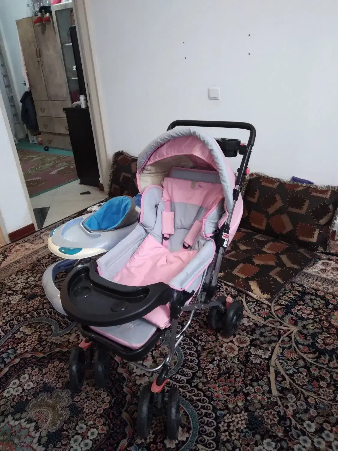 کالسکه دلیجان+یه رورئک رایگان|کالسکه و لوازم جانبی|کرمان, |دیوار