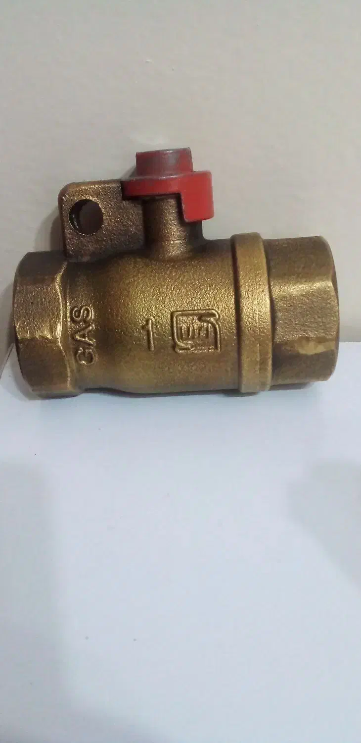 ۶عدد شیر برنجی سایز ۱اینچ به بالا|مصالح و تجهیزات ساختمان|فولادشهر, B5|دیوار