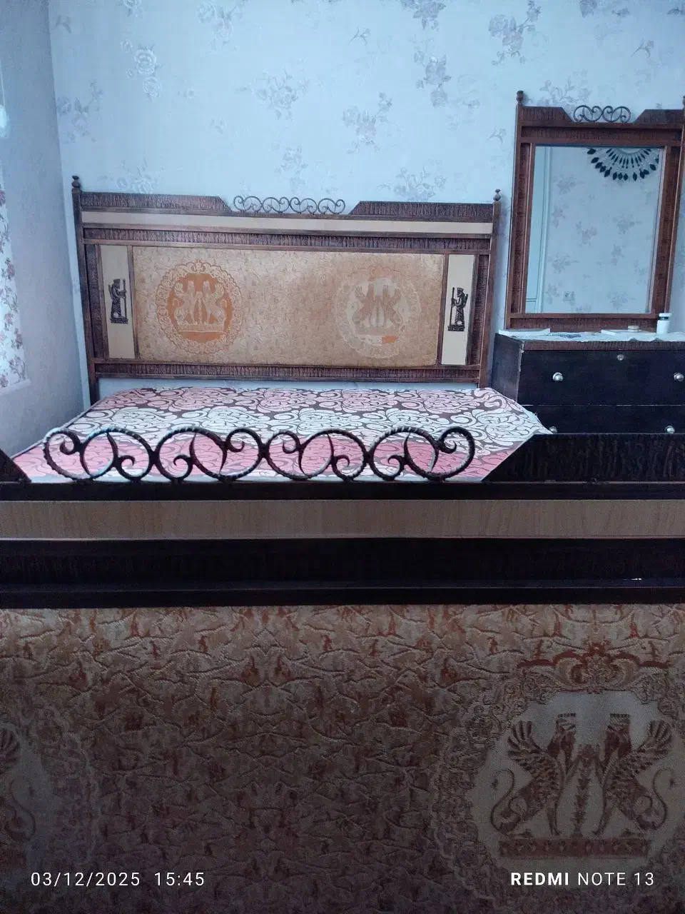 فروش تخت فلزی|تخت و سرویس خواب|طبس, |دیوار