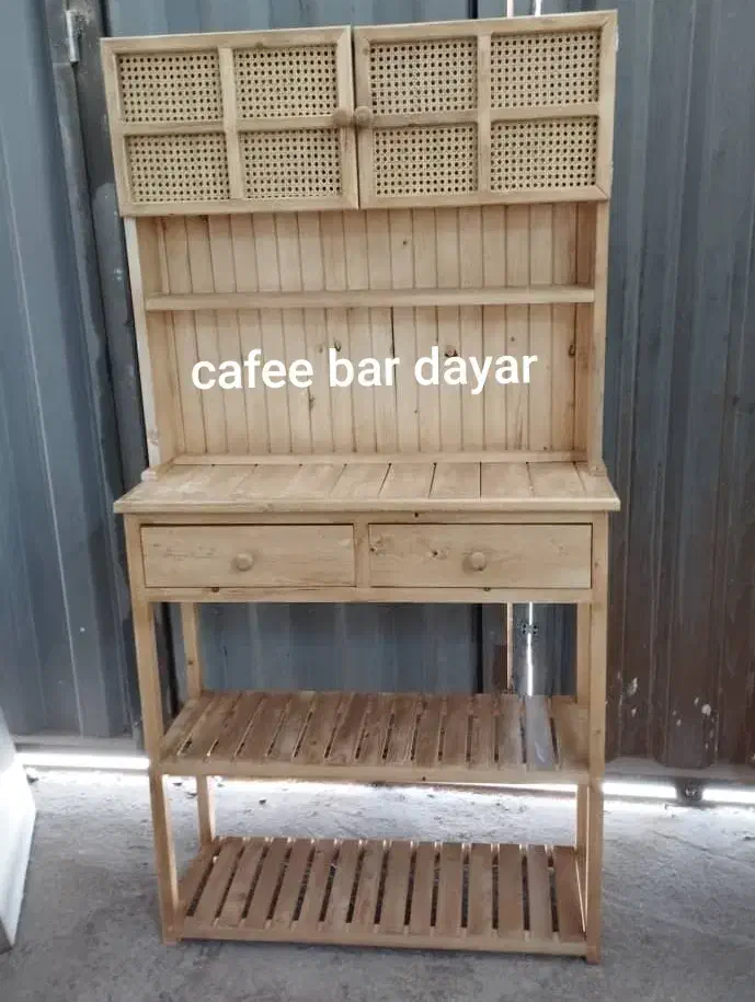 میز کافی شلف بار قهوه ساز cafeebar دو رنگ|بوفه، ویترین، کنسول|خاوران, |دیوار