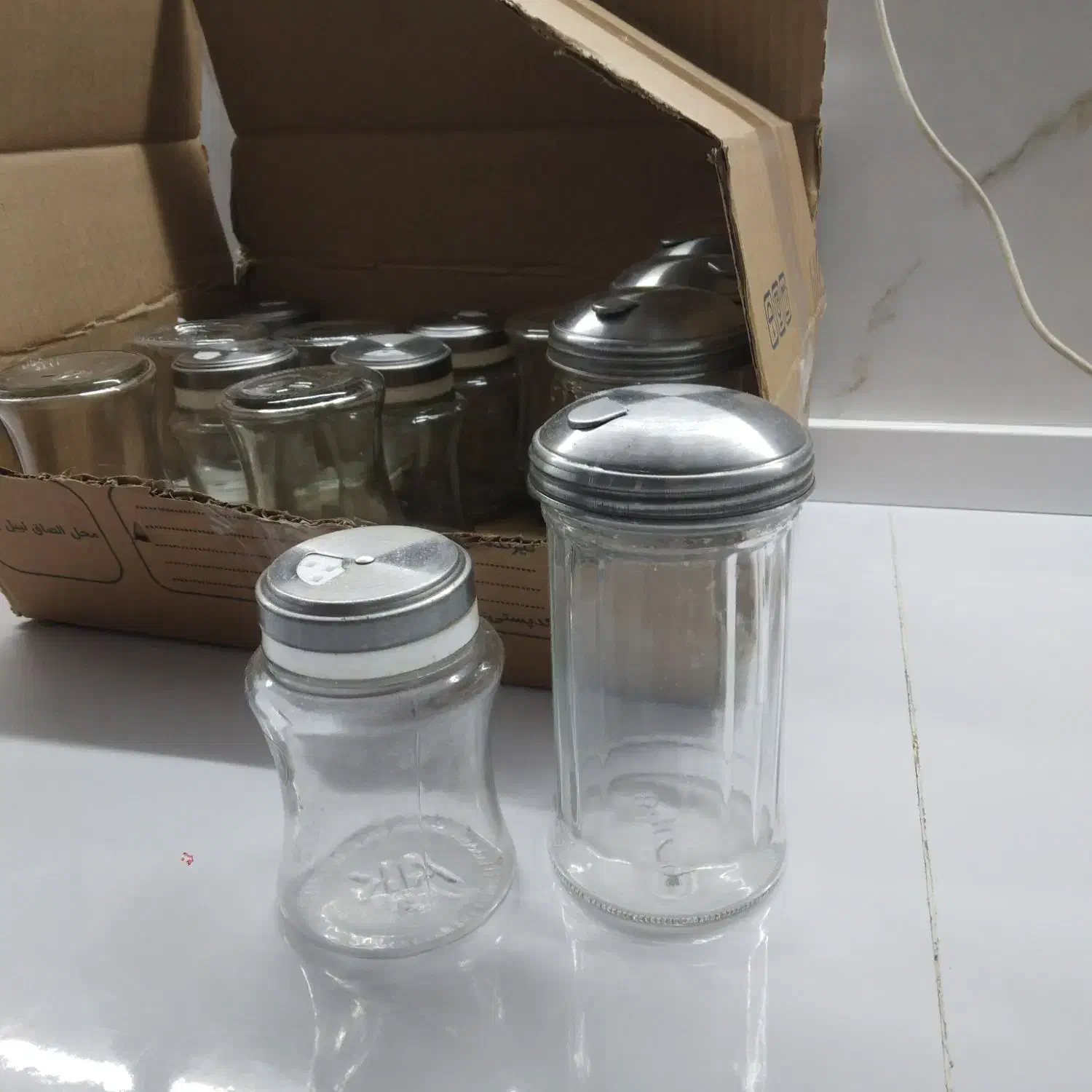 بانکه و جا ادویه و شکر|ظروف نگهدارنده، پلاستیکی، یکبارمصرف|اصفهان, خواجو|دیوار