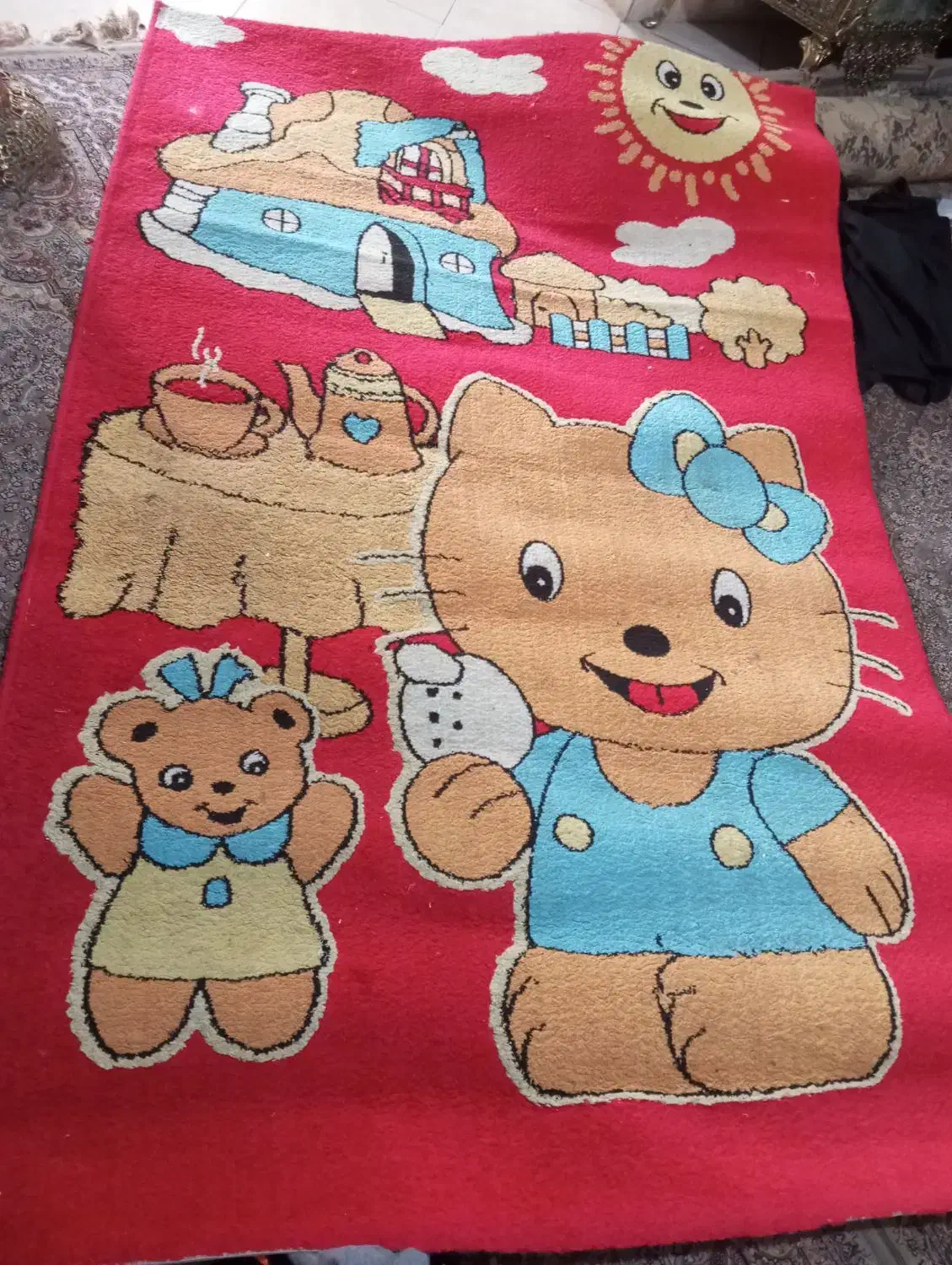 سه قالیچه چهار متری|فرش|ری, فیروزآبادی|دیوار