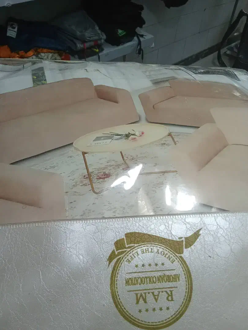 رومبلی هفت نفره وده نفره رنگ کرمی|مبلمان خانگی و میز عسلی|مرودشت, دولت آباد|دیوار