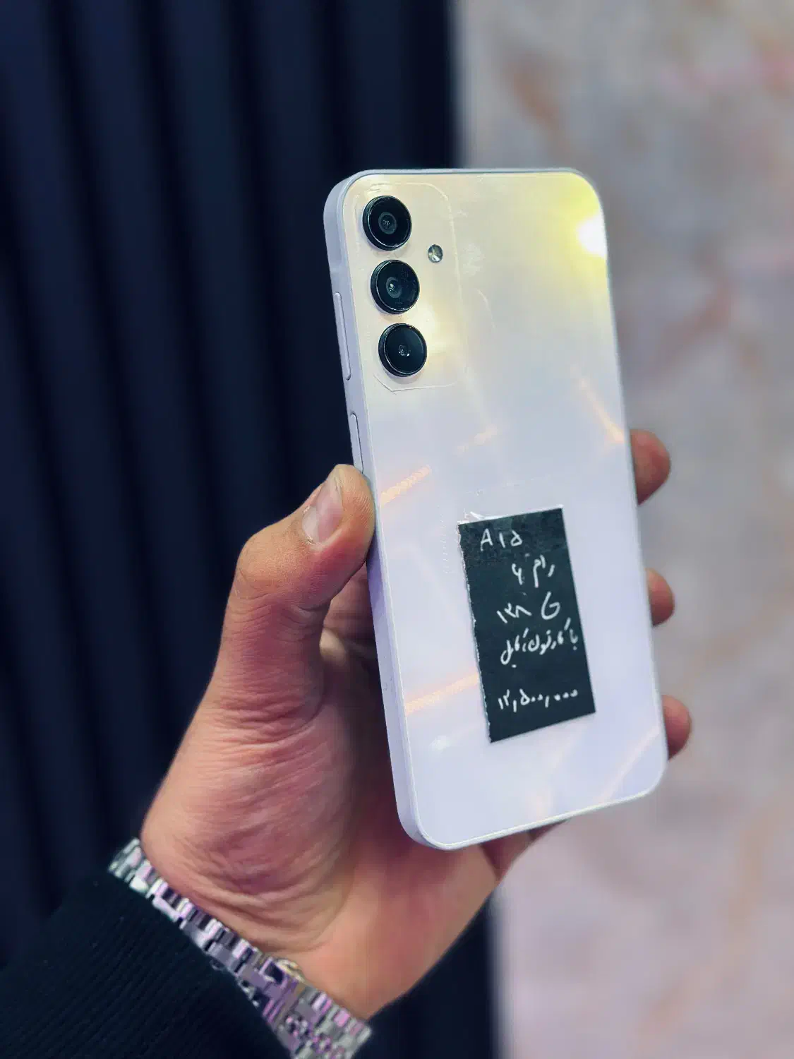 همراه گارانتی و مهلت تست بیست روزهA15سه ماه کار|موبایل|ملایر, |دیوار