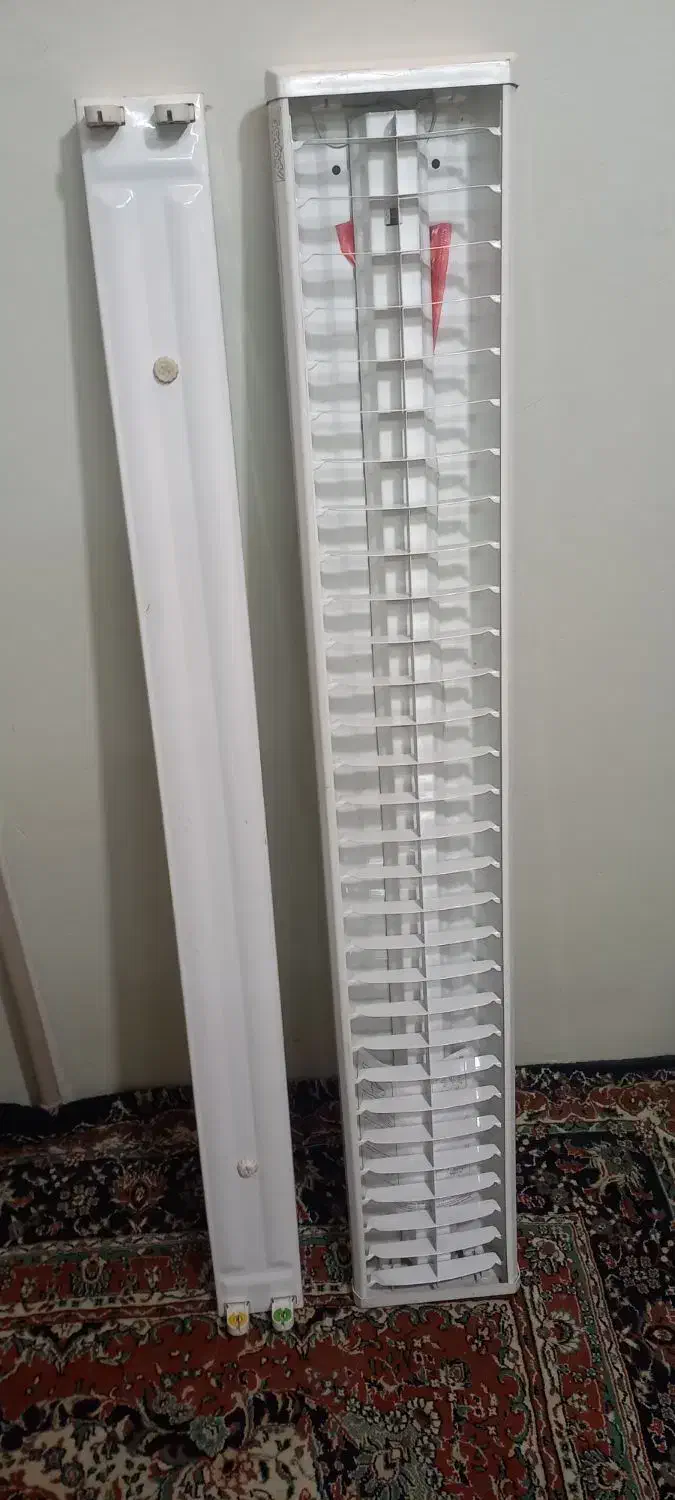 قاب مهتابی فلورسنت 2لامپ ( قاب مهتابی مازی نور )|لامپ و چراغ|تهران, دولاب|دیوار