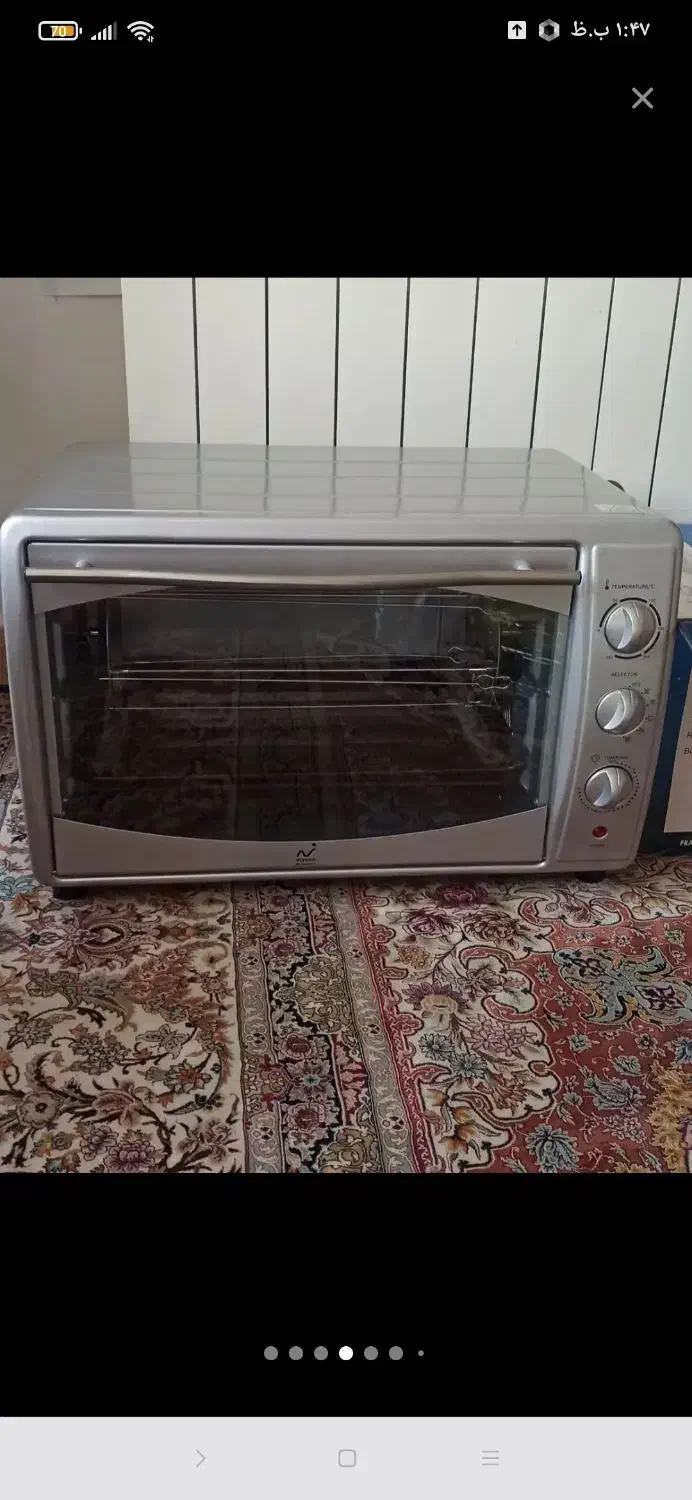 فر myson نو نو با جوجه گردان ۴۲ لیتری|اجاق گاز و لوازم برقی پختوپز|کرج, شهرک بنفشه|دیوار