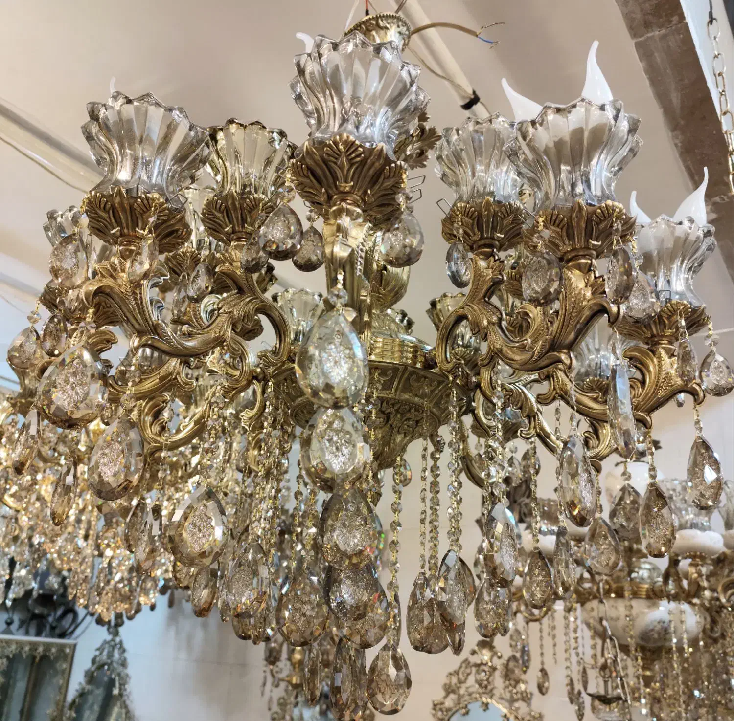 لوستر برنز. مدل شاد ۴۵۵|لوستر و چراغ آویز|قم, خداکرم|دیوار