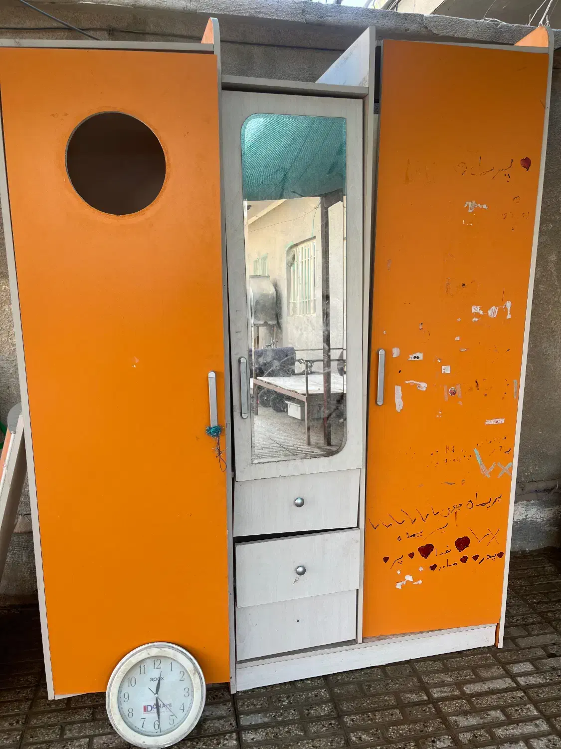 کمد|جاکفشی، کمد، دراور|خاش, |دیوار