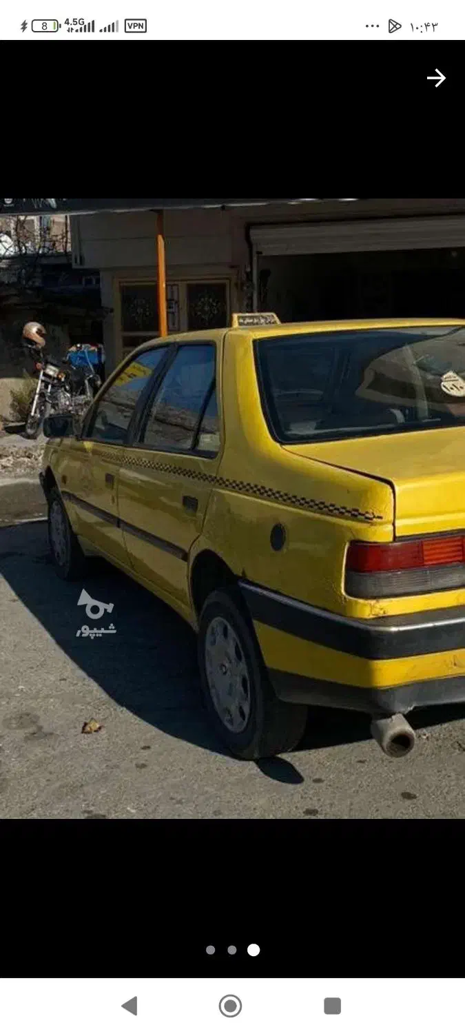 تاکسی زرد فروش فوری|خودرو سواری و وانت|بانه, |دیوار