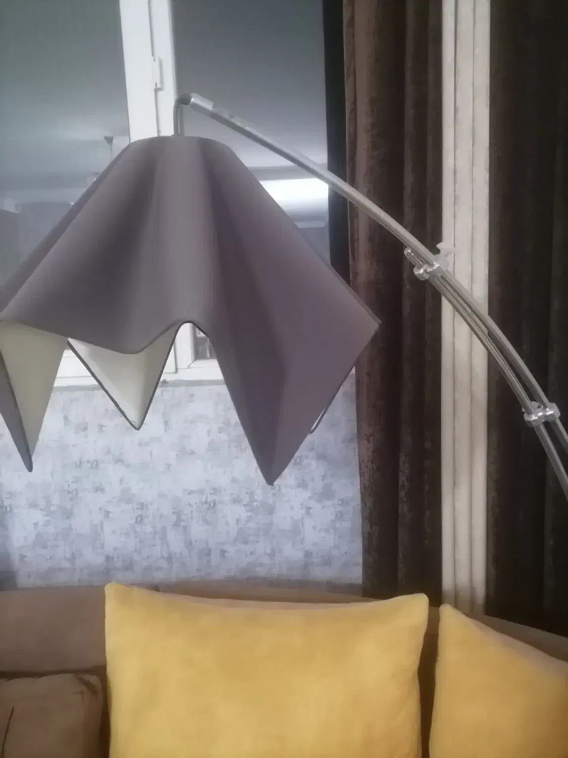 لوستر سه تایی فلزی و آباژور|لوستر و چراغ آویز|شاهرود, |دیوار