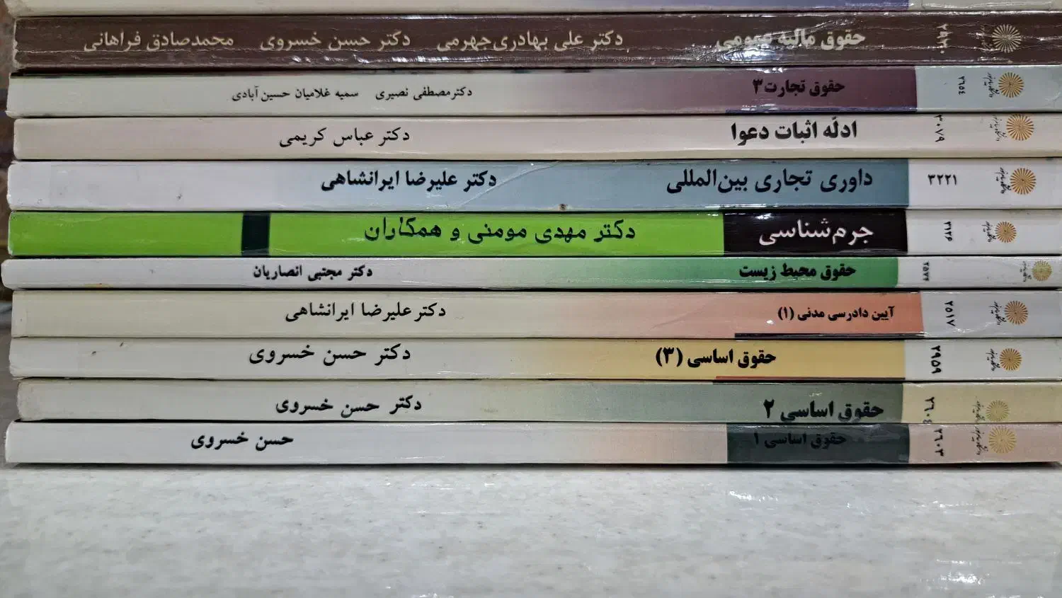 فروش کتاب های انتشارات پیام نور رشته حقوق|کتاب و مجله آموزشی|شیراز, شهرک گلستان شمالی|دیوار