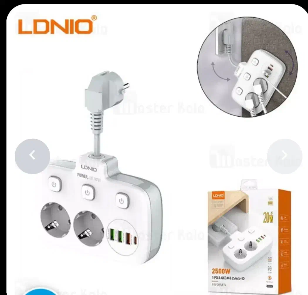 شارژر،چندراهی و محافظ ولتاژ الدینو|لوازم جانبی موبایل و تبلت|اهواز, رسالت|دیوار