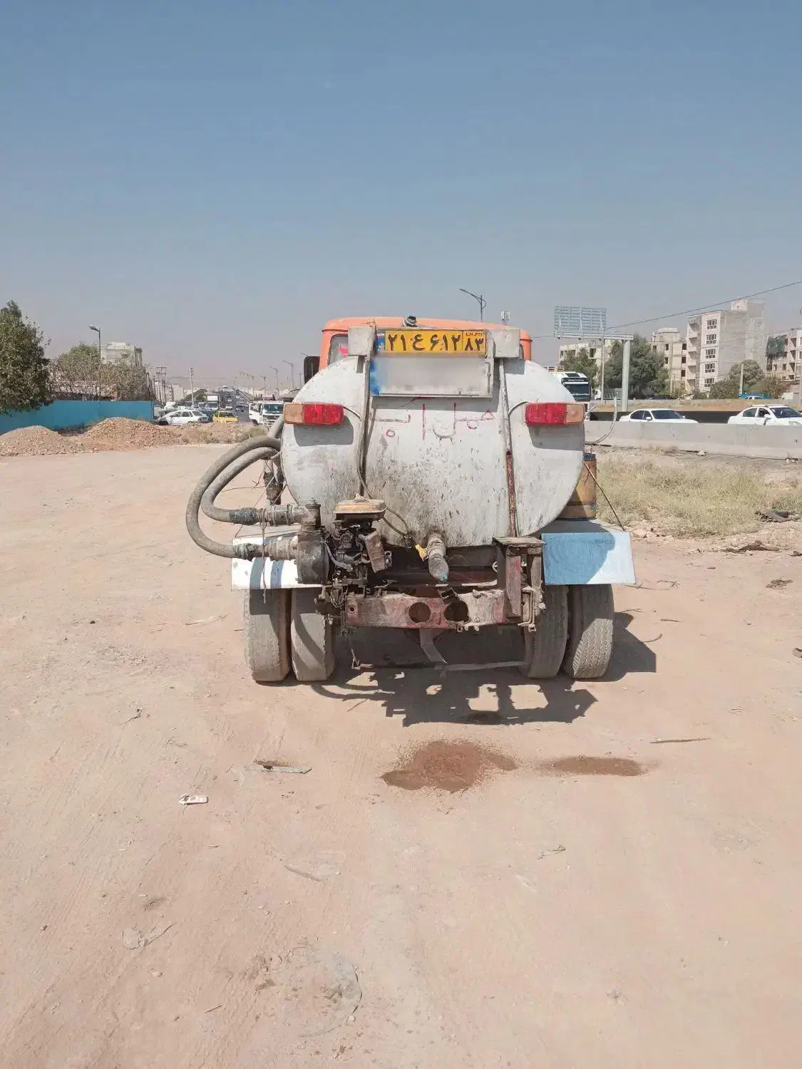 نردبان شده|خودرو سنگین|شیراز, فرگاز|دیوار