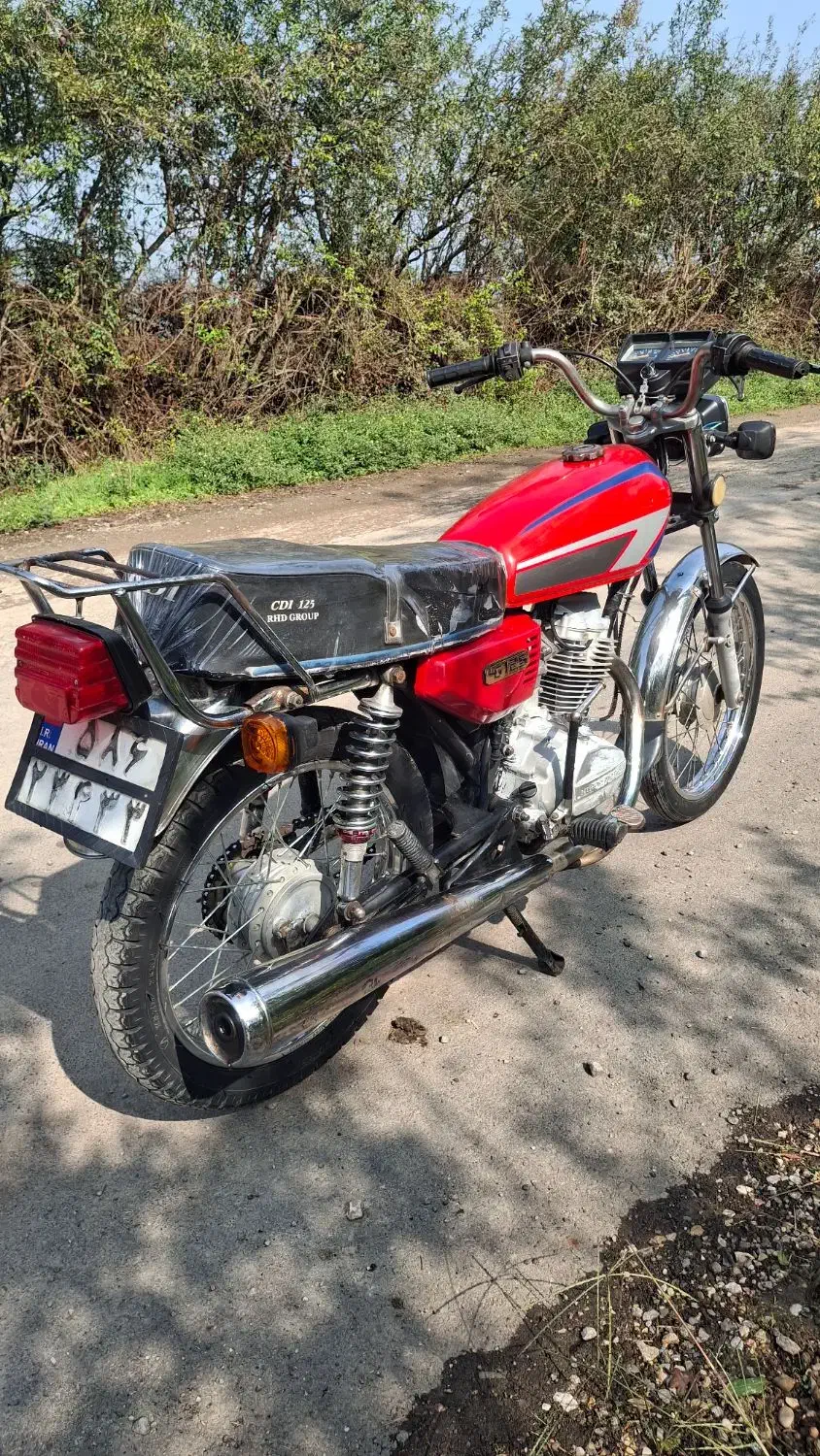 فروش موتور ۱۲۵ مدل ۱۳۸۸ پلاک ملی|موتورسیکلت|خوشرودپی, |دیوار