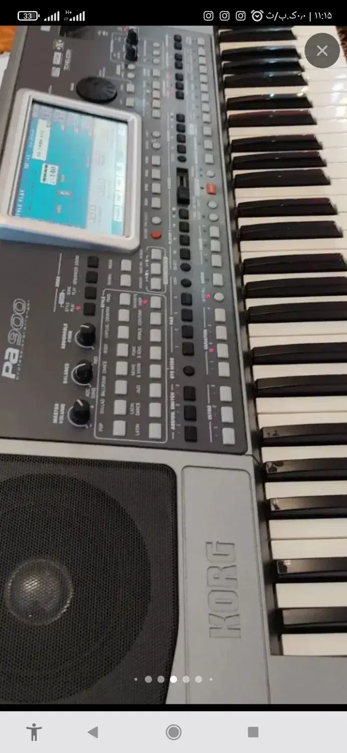 اورگ 900|پیانو، کیبورد، آکاردئون|اهر, |دیوار