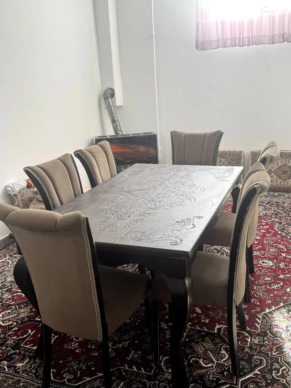 میز غذاخوری|میز و صندلی غذاخوری|مریوان, |دیوار