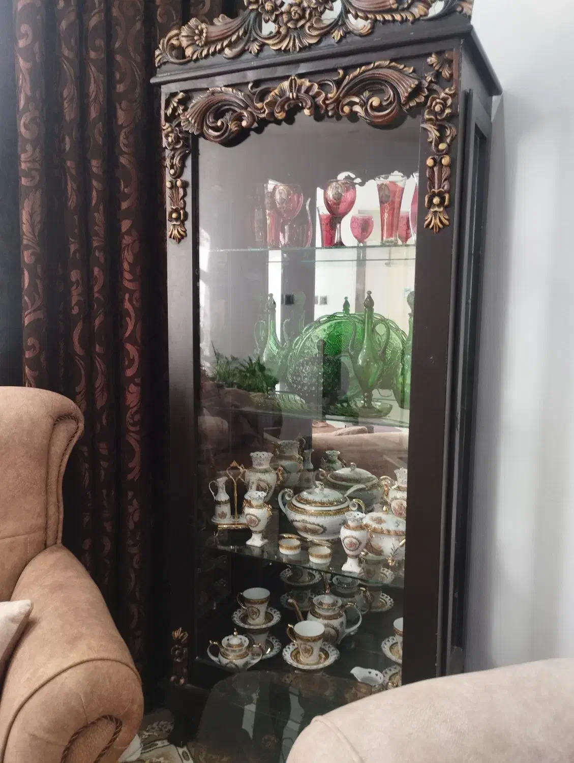 بوفه در حد نو شیک|بوفه، ویترین، کنسول|اقبالیه, |دیوار