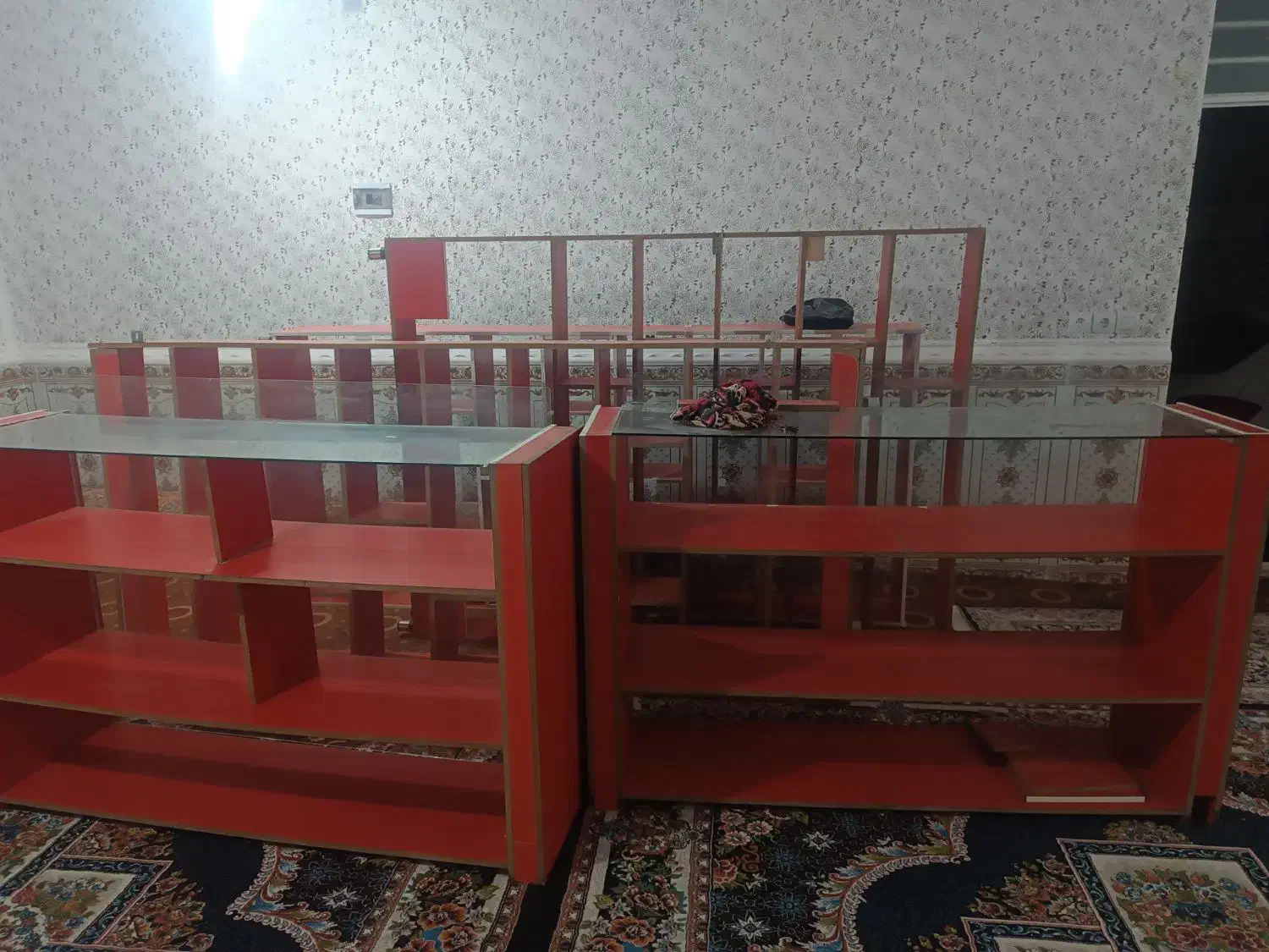 ویترین و قفسه ام دی اف|بوفه، ویترین، کنسول|اندیکا, |دیوار