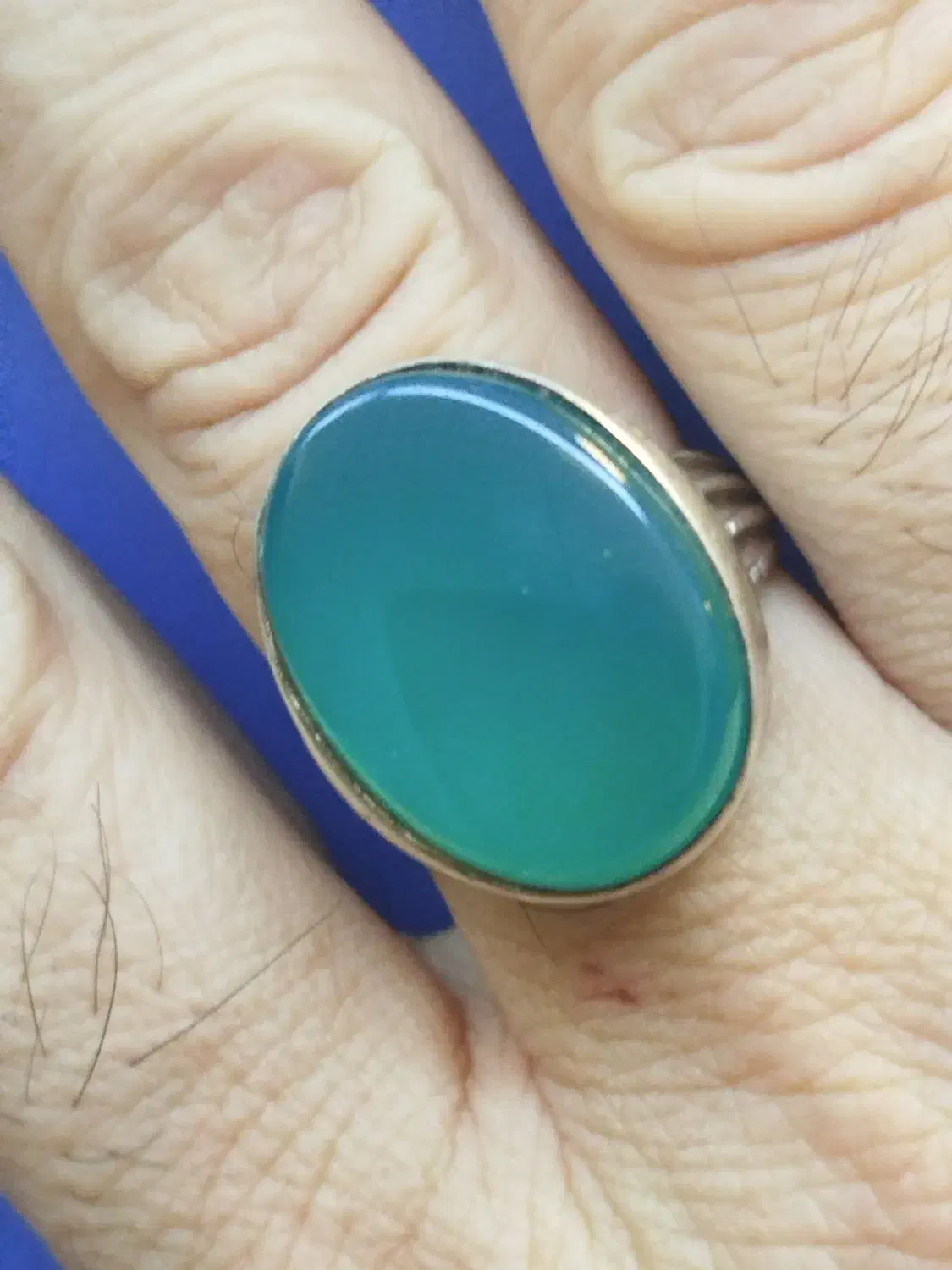 انگشتر نقره معاوضه با سهره مست|جواهرات|بروجرد, |دیوار