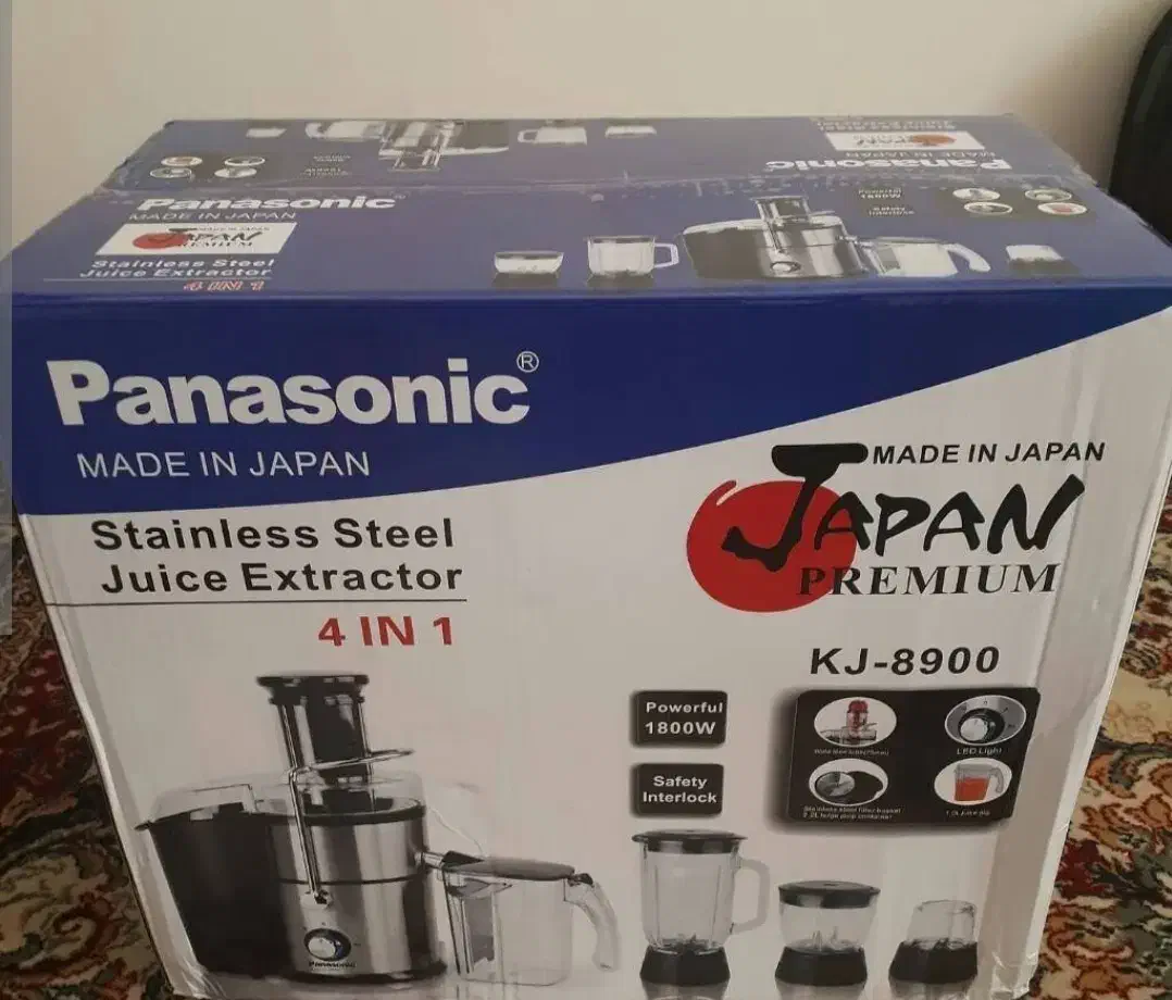 ابمیوه گیر ۴کاره پاناسونیک در حد نو|آبمیوهگیر و آبمرکباتگیر|چمران, |دیوار