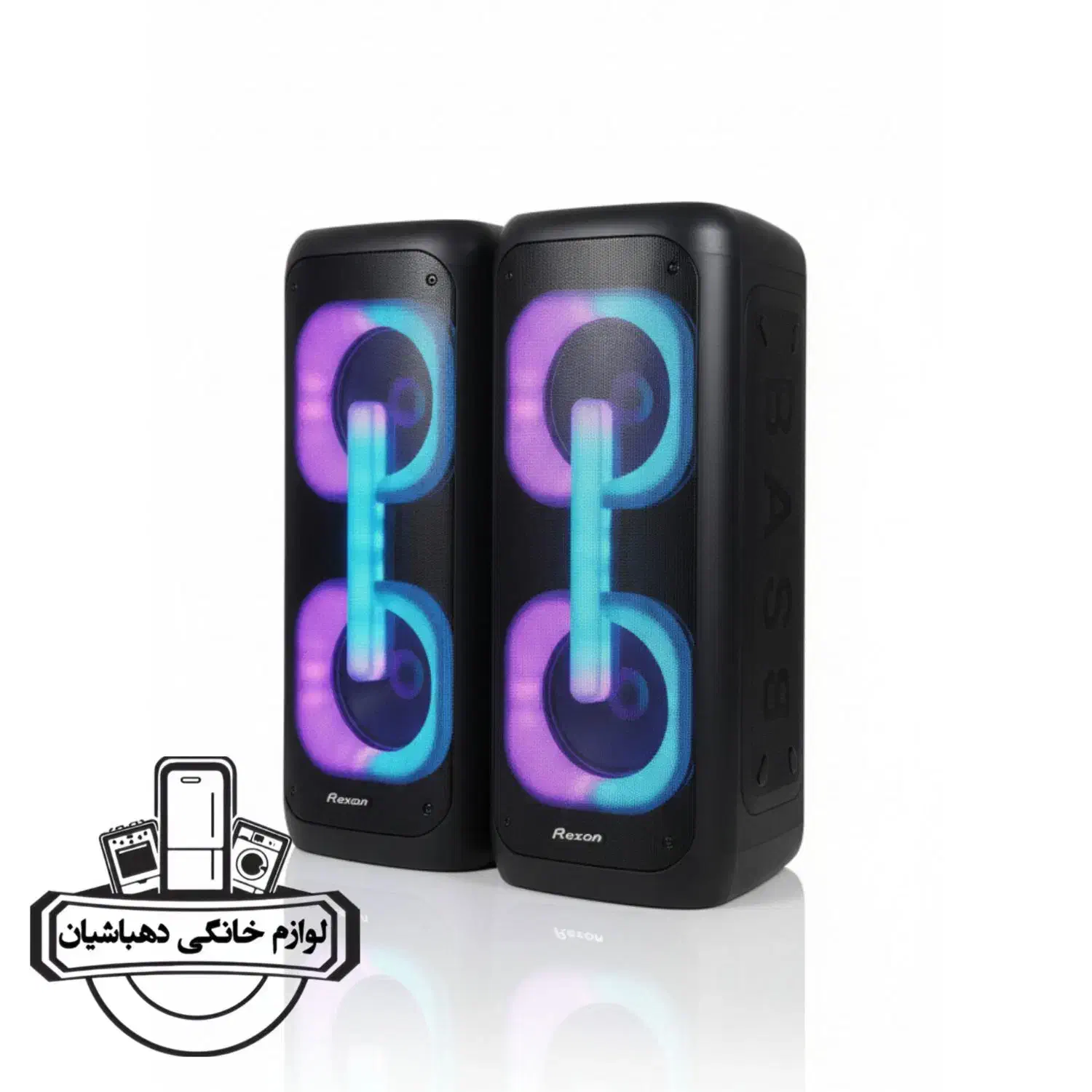 اسپیکر برقی جفت قابل حمل رکسون|سیستم صوتی خانگی|نیشابور, فردوس شمالی|دیوار