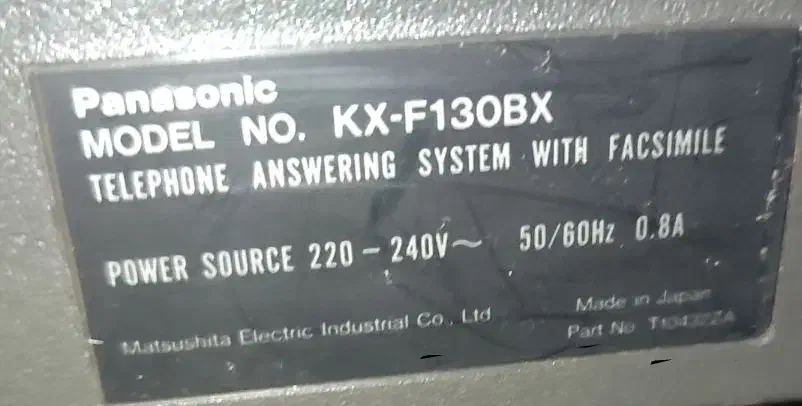 تلفن فکس پاناسونیک مدل KX-F130BX|پرینتر، اسکنر، کپی، فکس|اسلام‌شهر, شهرک مفیدی|دیوار