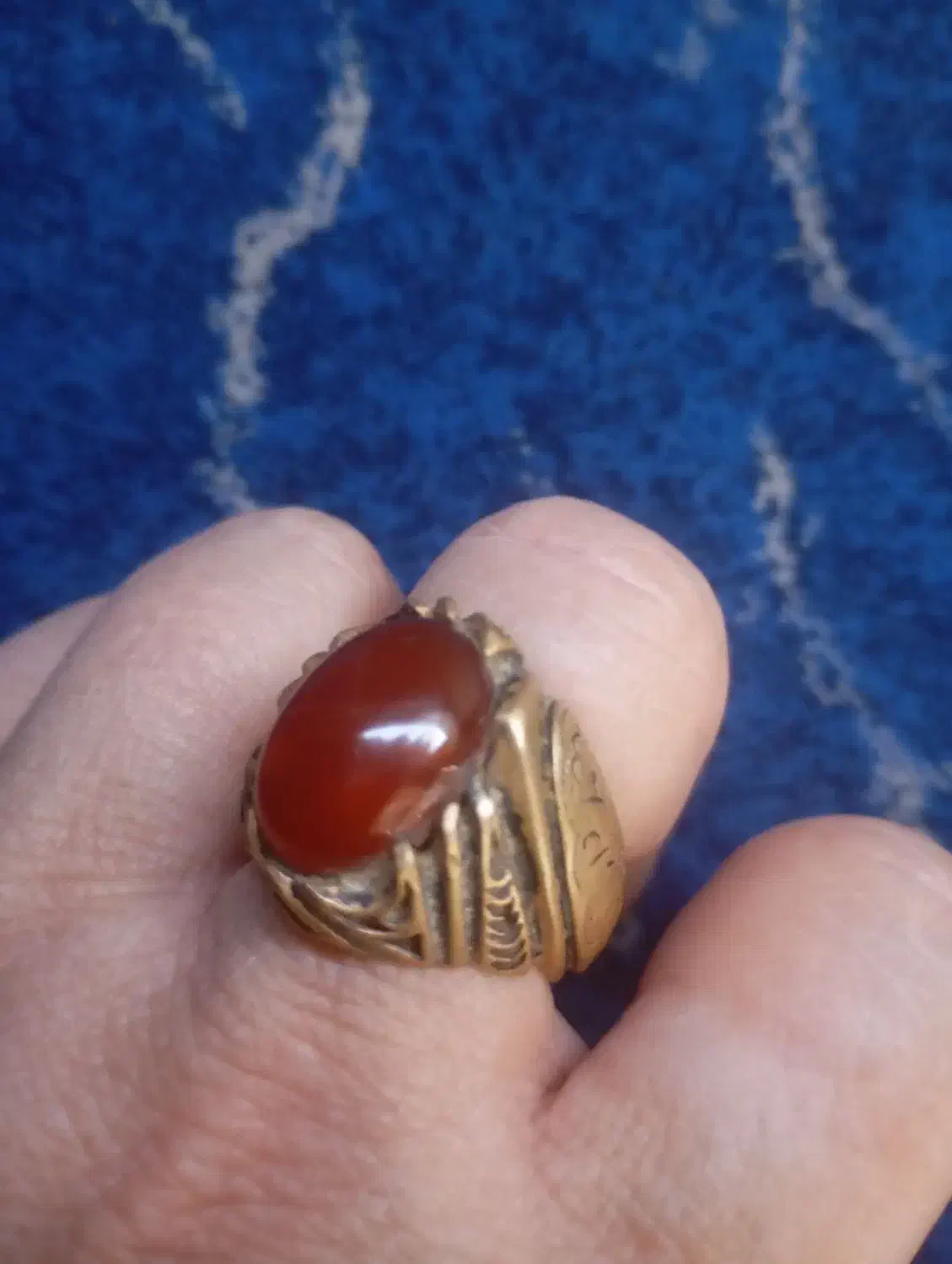 انگشتر برنجی|کلکسیون اشیاء عتیقه|شیراز, امام حسین|دیوار