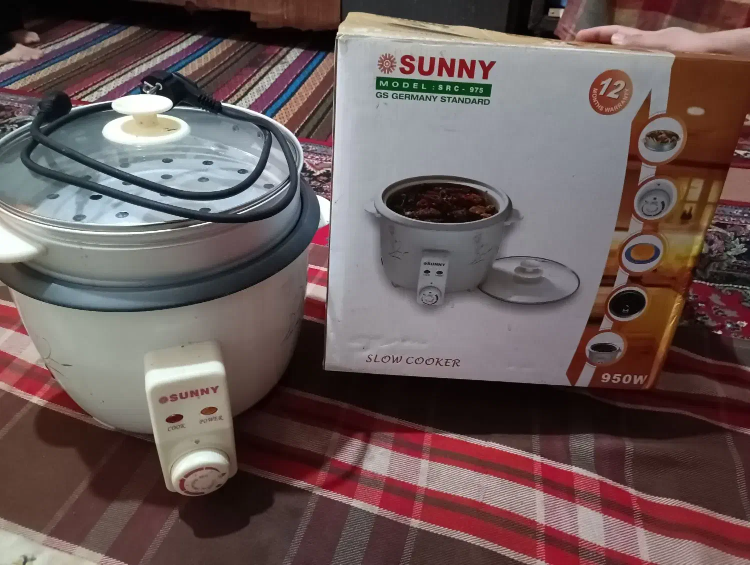 پلو پز و آرام پز sunny|اجاق گاز و لوازم برقی پختوپز|اهواز, پردیس|دیوار