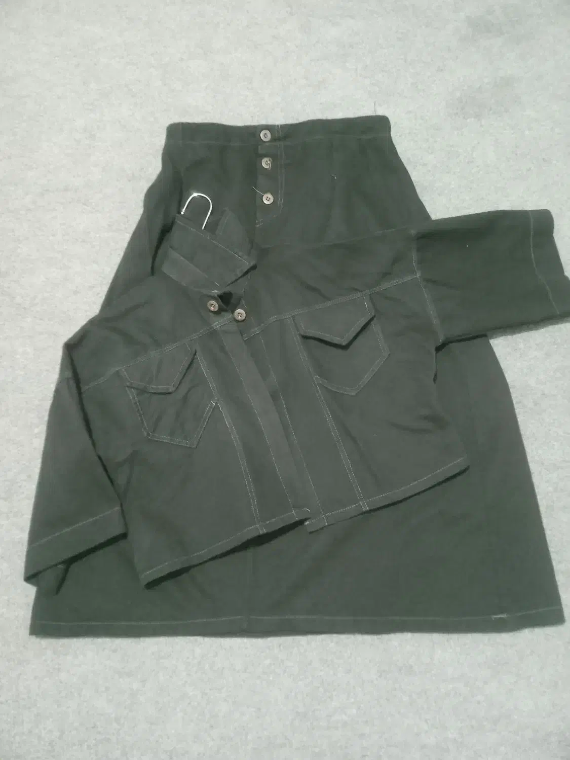 کت و دامن کتان|لباس|اقبالیه, |دیوار