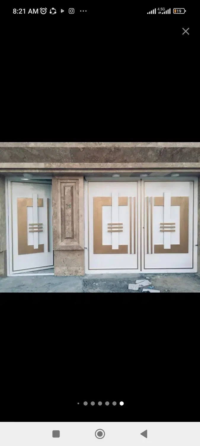 ساخت انواع درب حیاط و پنجره و ...|مصالح و تجهیزات ساختمان|بجنورد, |دیوار