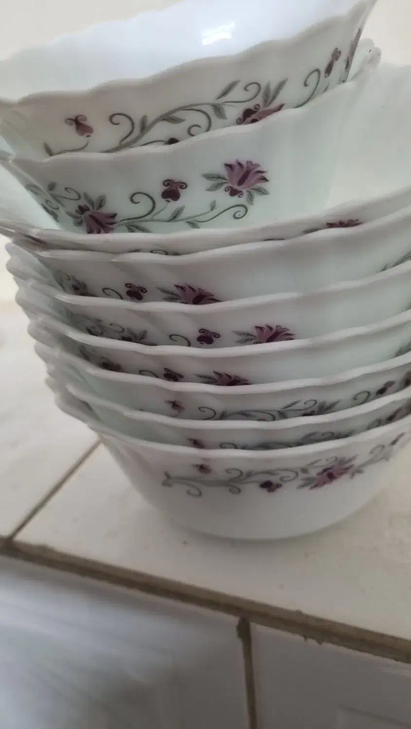 سرویس ظروف سنگی دکوری،ظروف اصلی پارس اوپال،|ظروف سرو و پذیرایی|تیران, |دیوار