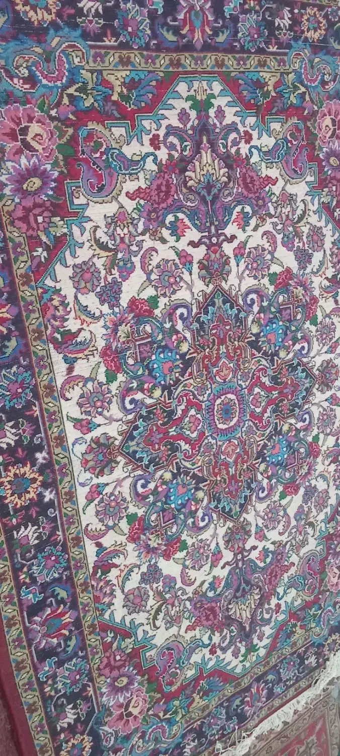 سلام 1جفت فرش دستباف  هریس سالاری 6متری|فرش|آذرشهر, |دیوار