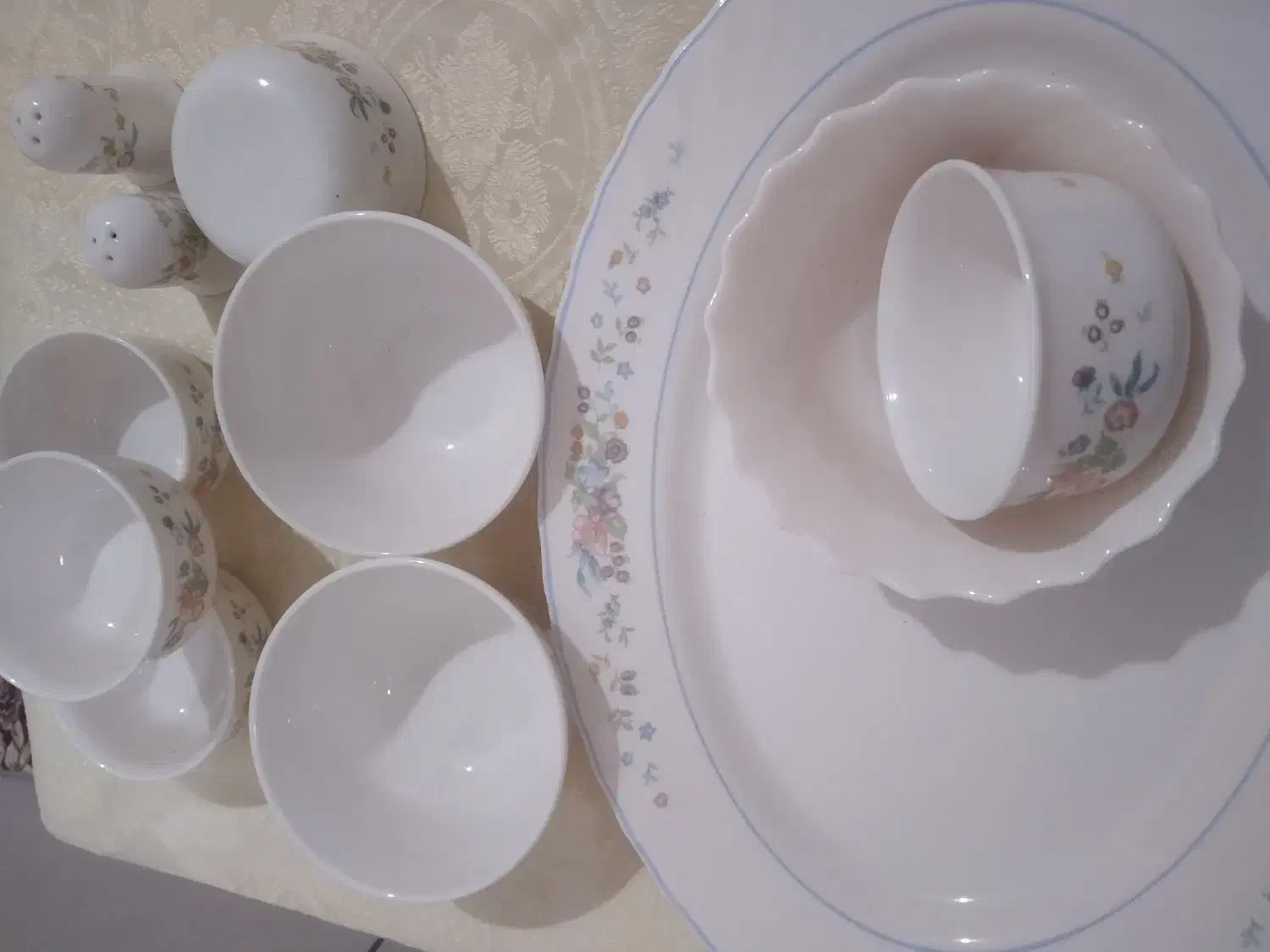 ظروف لومینارک فرانسه|ظروف سرو و پذیرایی|هشتگرد, فاز ۱ مهستان|دیوار