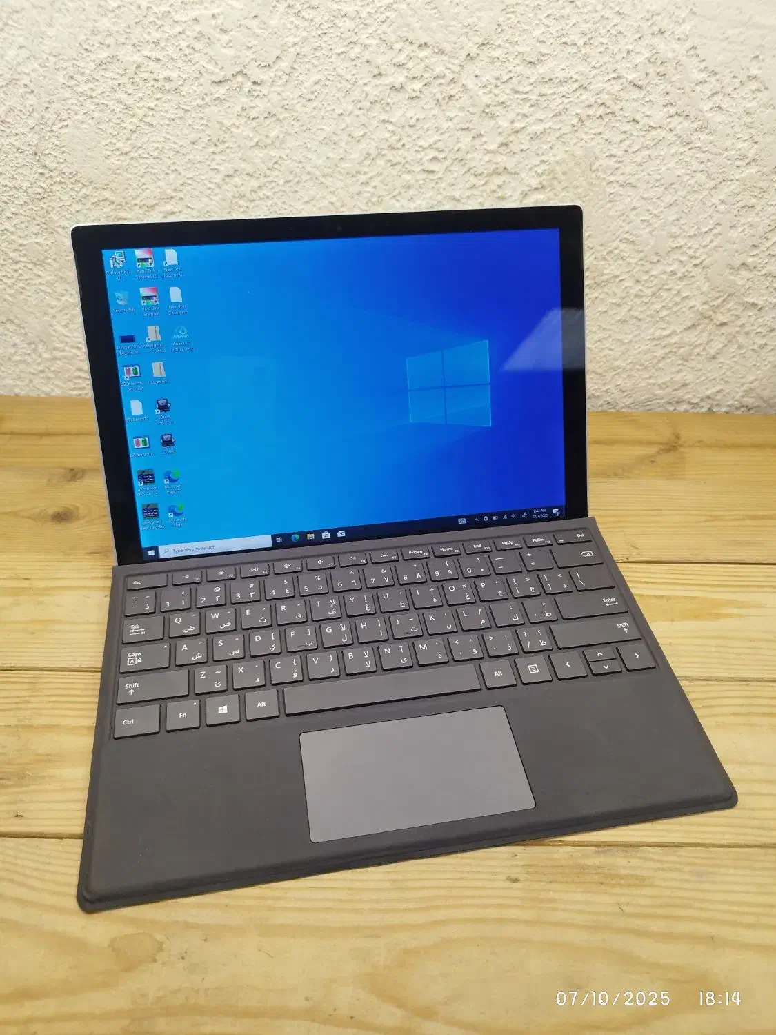 Microsoft surface pro 7 i5 ram8 m2 256gb با کیبورد|رایانه همراه|تهران, جمهوری|دیوار