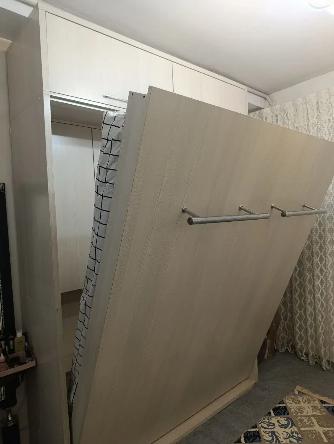 تخت تاشو دونفره|تخت و سرویس خواب|مشکیندشت, |دیوار