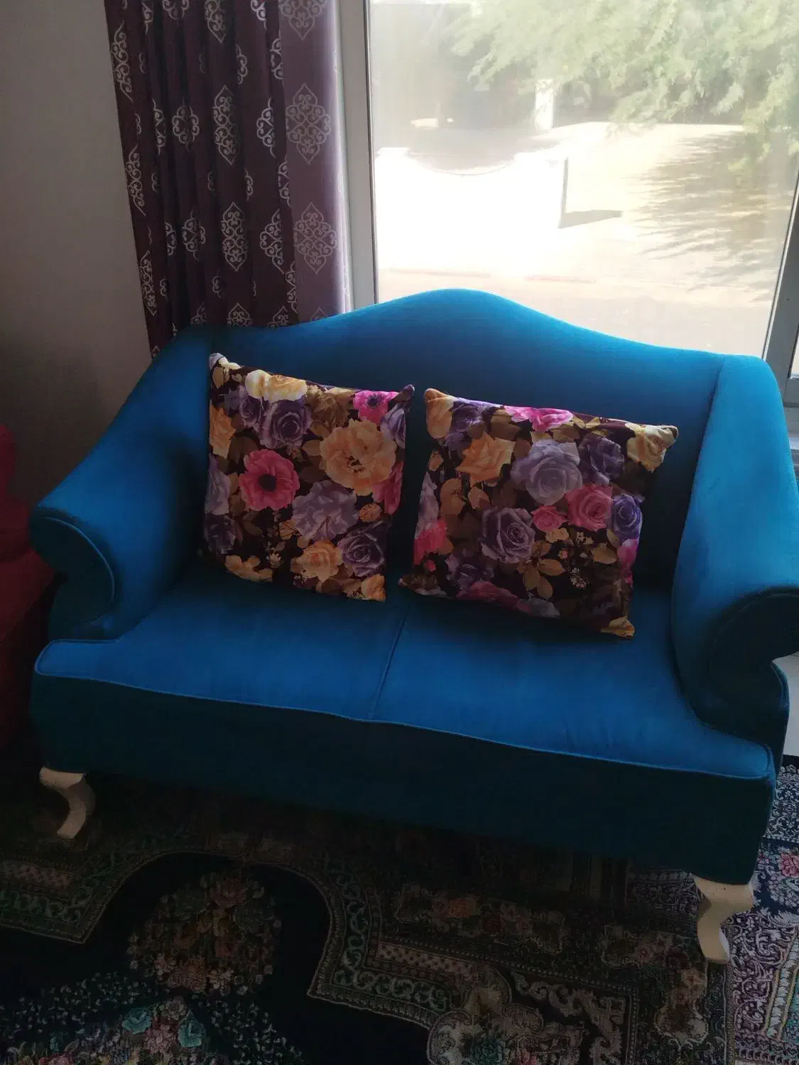 مبل دو تیکه|مبلمان خانگی و میز عسلی|کیش, |دیوار