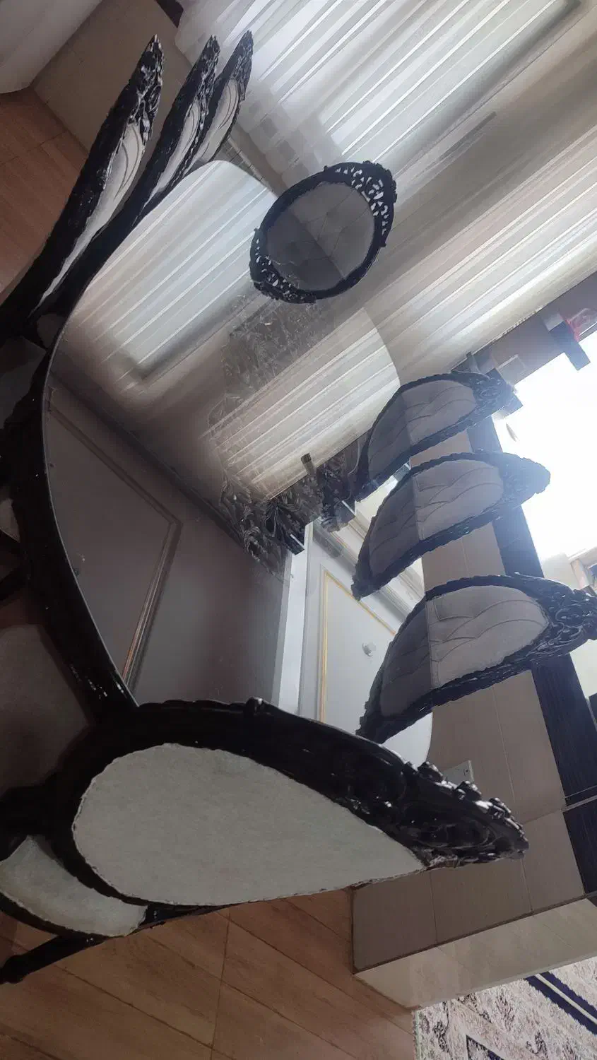 نهارخوری 8نفرمعاوضه باکوچکتر|میز و صندلی غذاخوری|مریوان, |دیوار